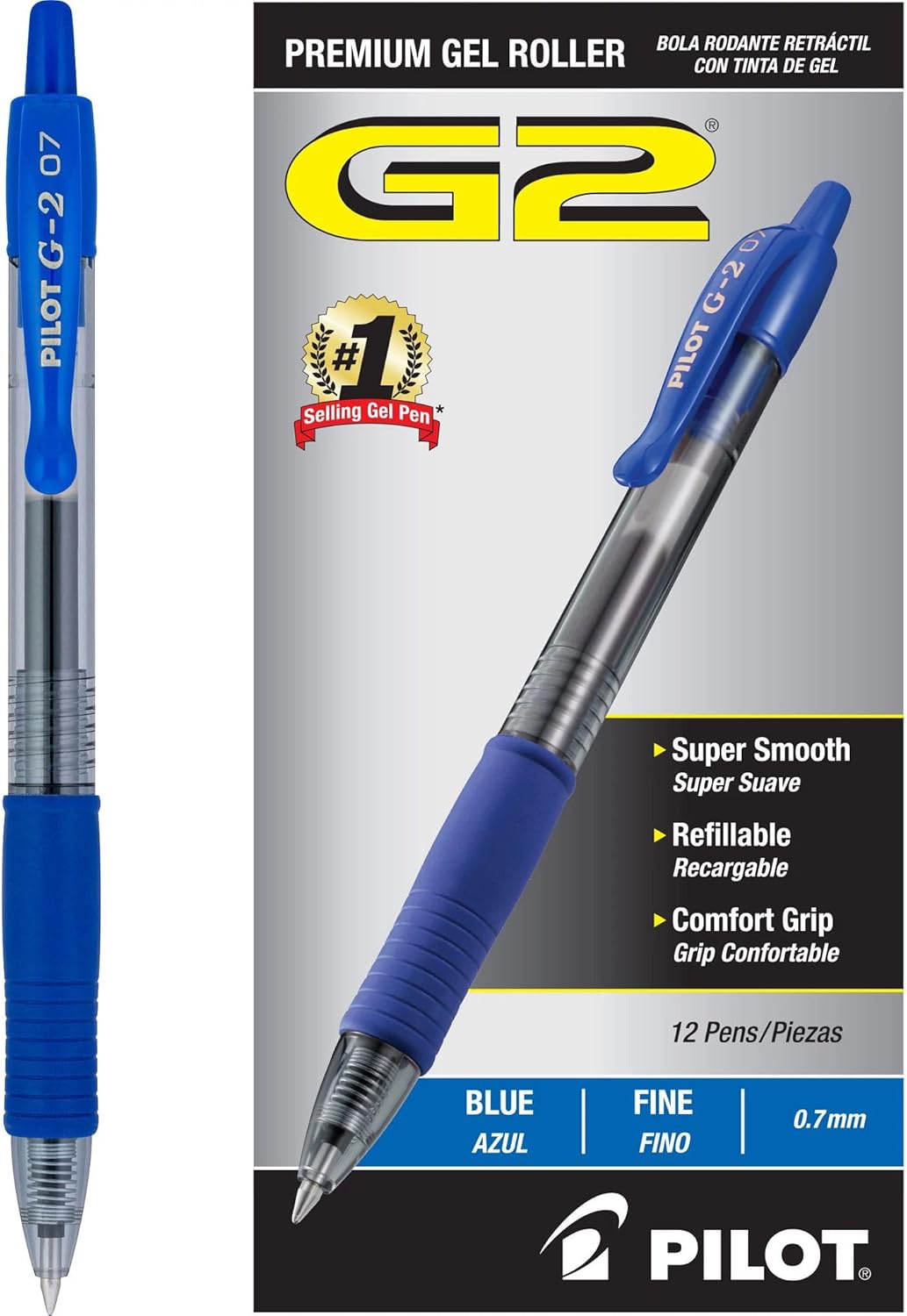 Premium Retractable Gel Pens,  - Gel Refill Pack recension och pris
