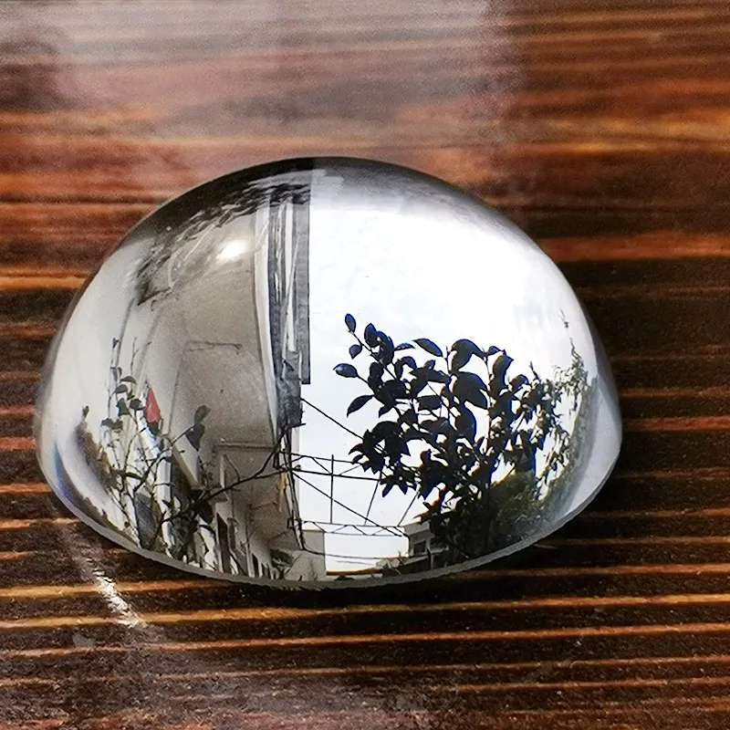 Crystal Hemisphere Glass Half  - Paper Weight Crystal recension och pris