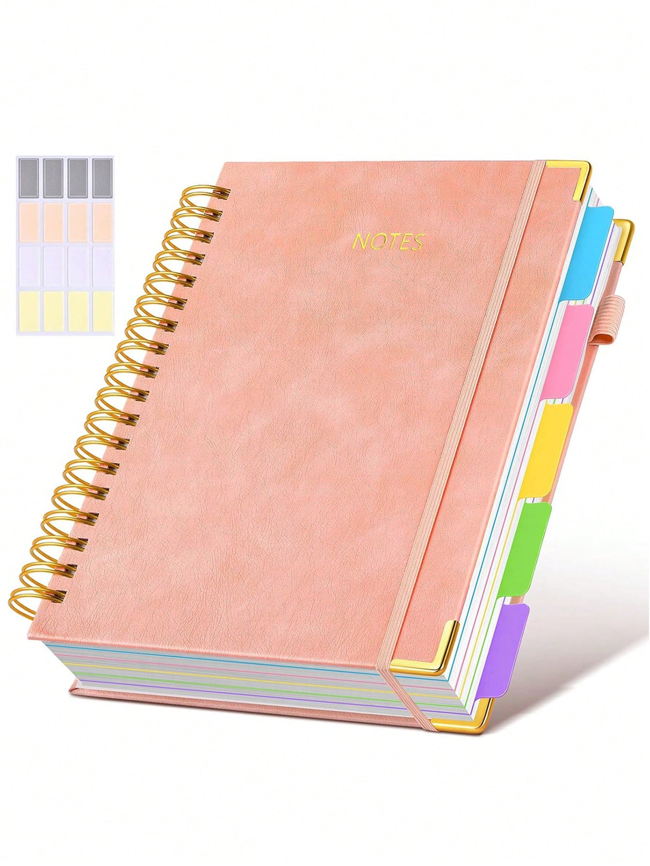 1PC Hardcover Spiral Notebook  - Tab Divider A4 recension och pris