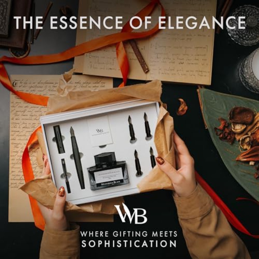Fountain Pen Gift Set, Include - Fountain Pen Bottled Ink recension och pris
